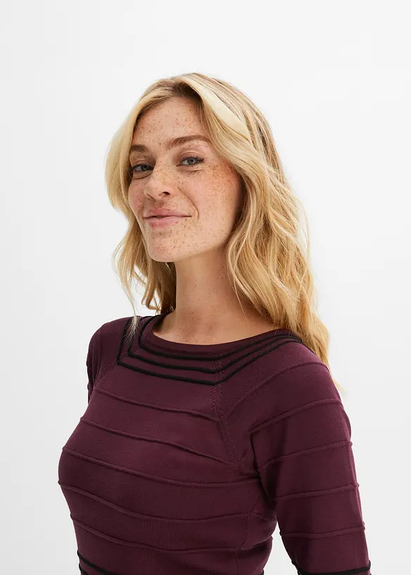 Strickkleid aus fließendem Viskose-Mix, bonprix