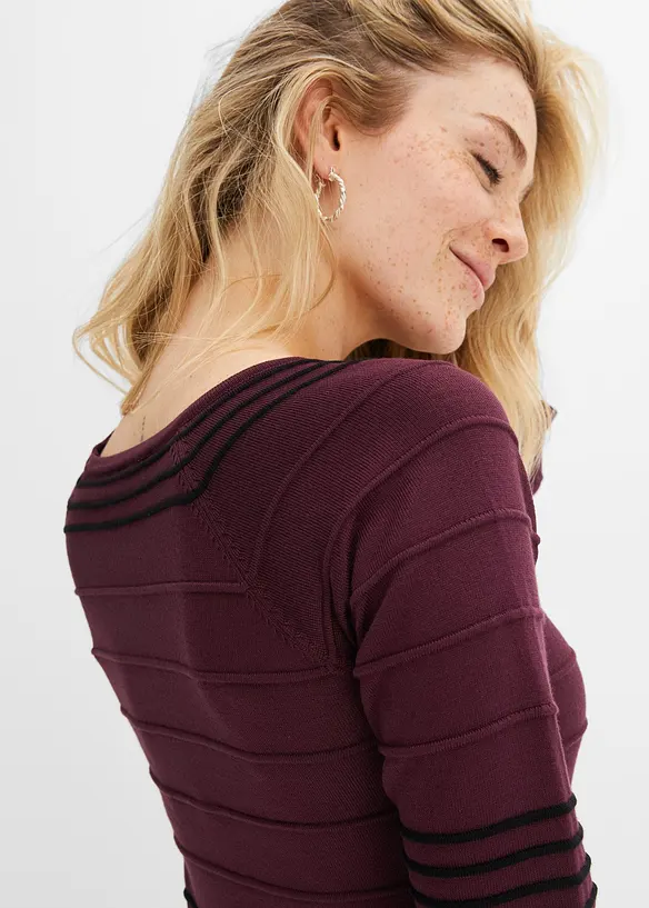 Strickkleid aus fließendem Viskose-Mix, bonprix