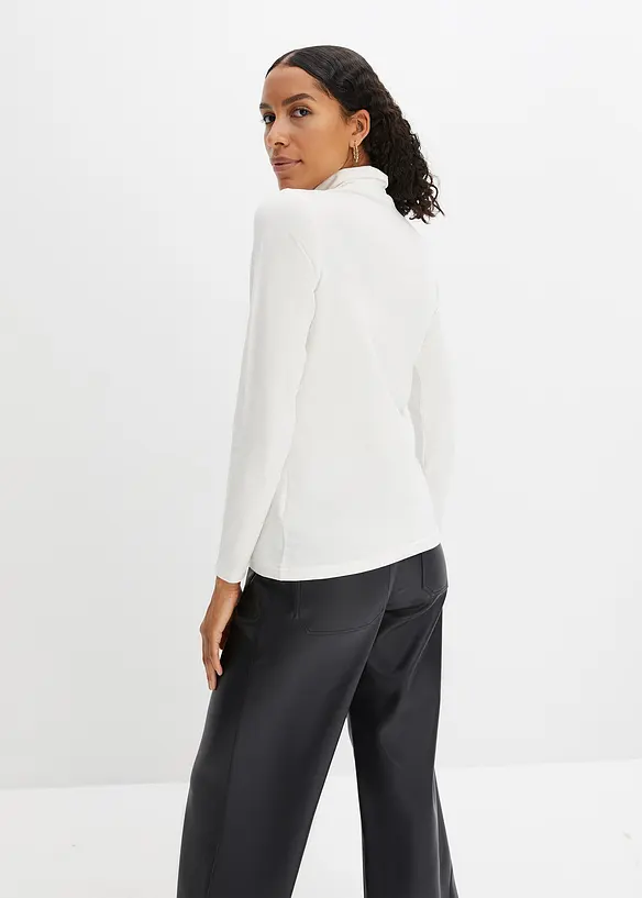 Langarmshirt mit  reiner Bio-Baumwolle, bonprix