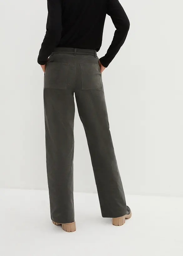 Cordhose aus Bio-Baumwolle mit Stretch, bonprix