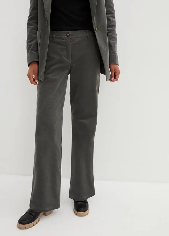 Cordhose aus Bio-Baumwolle mit Stretch, bonprix