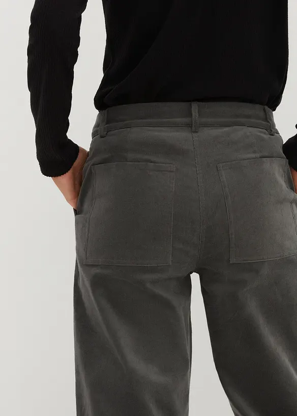 Cordhose aus Bio-Baumwolle mit Stretch, bonprix
