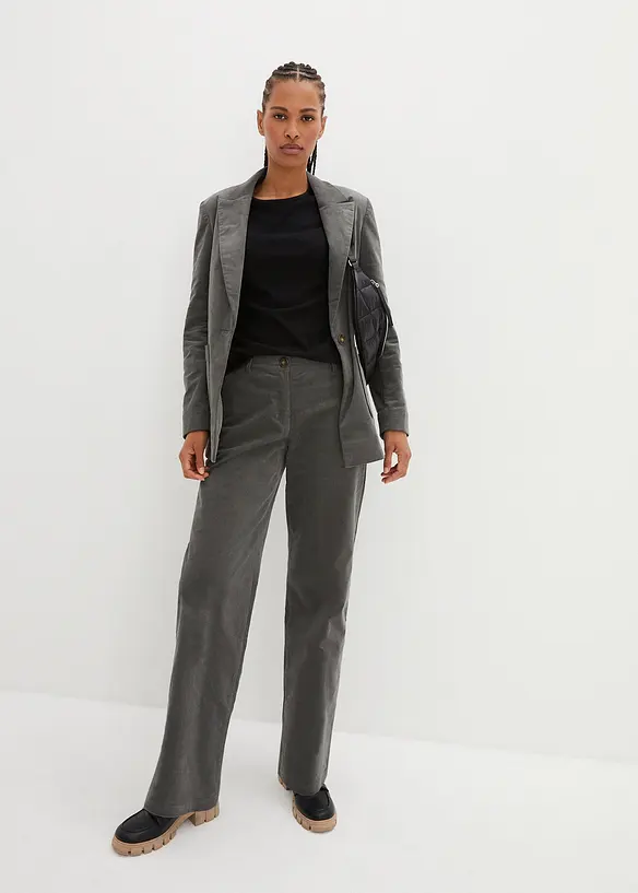 Cordhose aus Bio-Baumwolle mit Stretch, bonprix