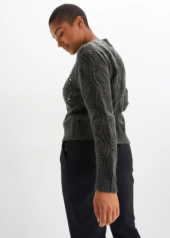 Pull court avec strass, RAINBOW