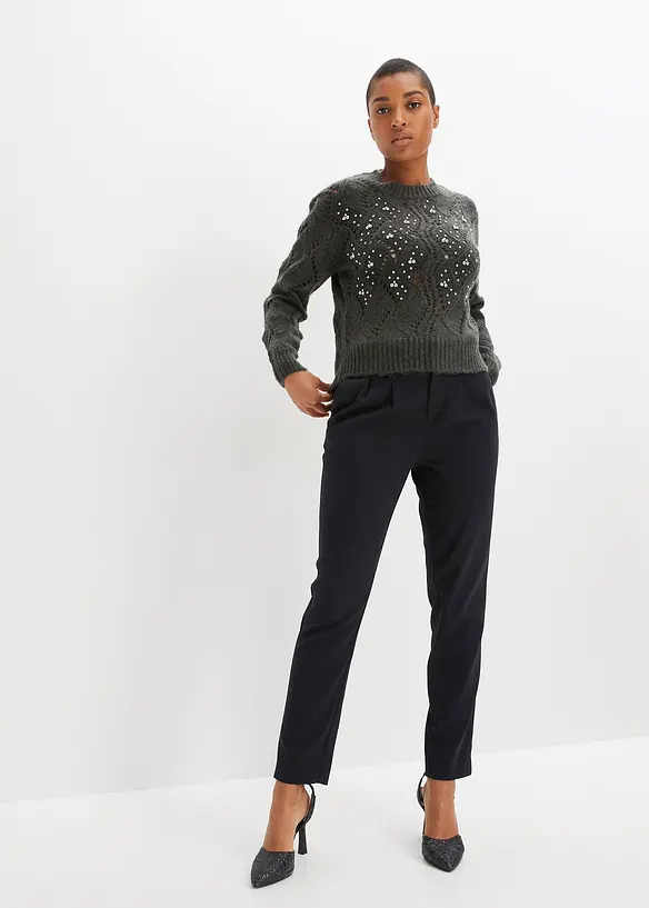 Pull court avec strass, RAINBOW