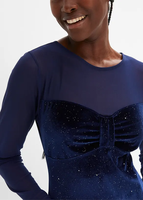 Kleid mit Mesh-Einsatz, BODYFLIRT boutique