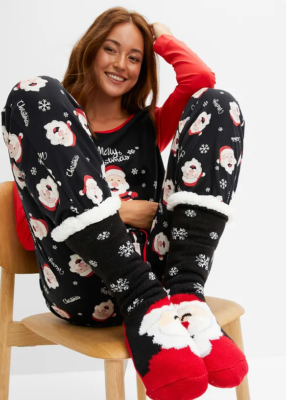 Chaussettes douillettes avec doublure peluche, bonprix