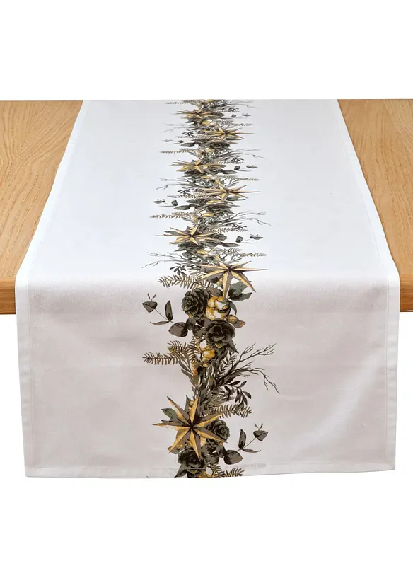 Chemin de table avec imprimé brillant, bonprix