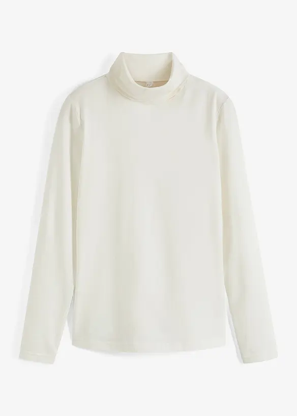 Langarmshirt mit  reiner Bio-Baumwolle, bonprix