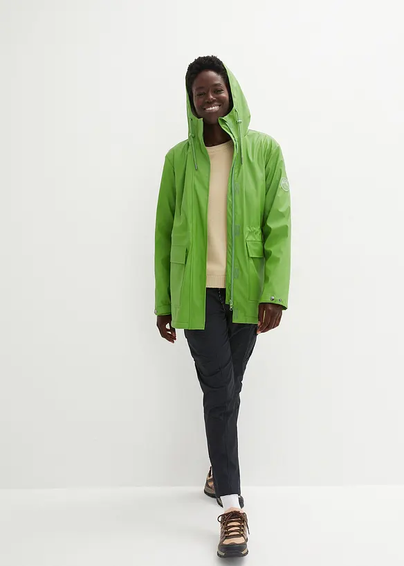 Regenjacke mit Teddyfutter, bonprix