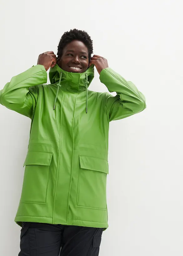 Regenjacke mit Teddyfutter, bonprix