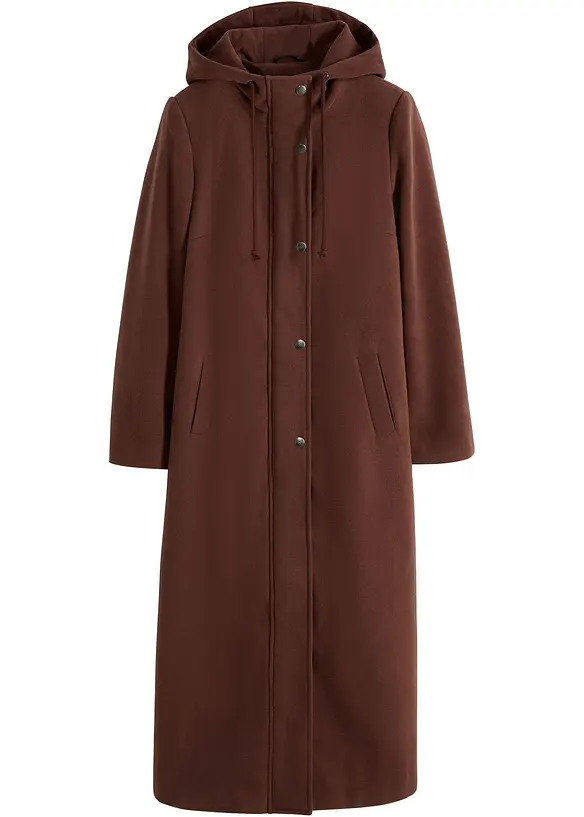 Mantel aus Wollimitat, Maxi-Länge, bonprix