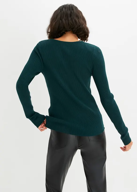 Feinstrickpullover aus softem Viskose-Mix, bonprix