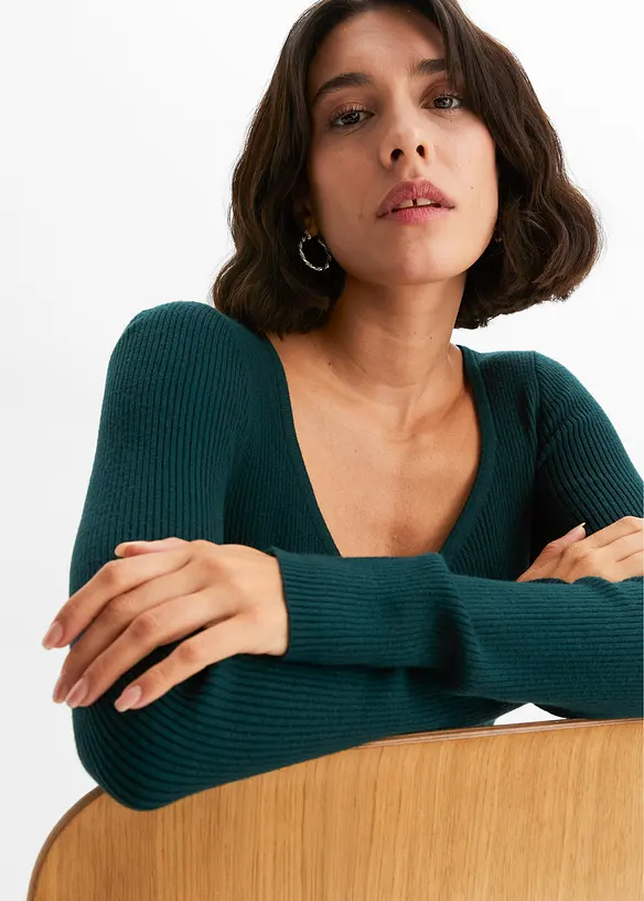 Feinstrickpullover aus softem Viskose-Mix, bonprix