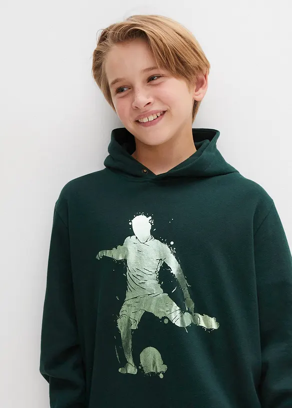 Hoodie aus weichem Baumwoll-Mix, bonprix