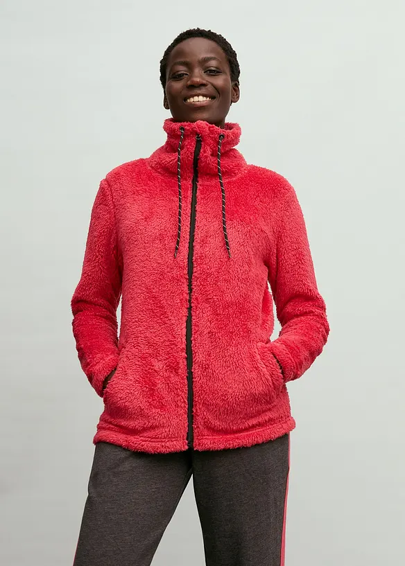 Teddy-Fleece Jacke, bonprix