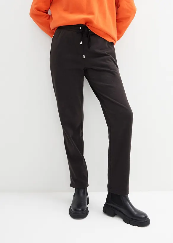 Pantalon chaud avec taille &eacute;lastique, bonprix