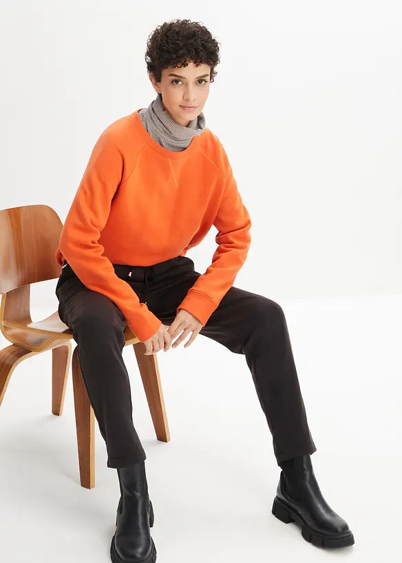 Pantalon chaud avec taille &eacute;lastique, bonprix