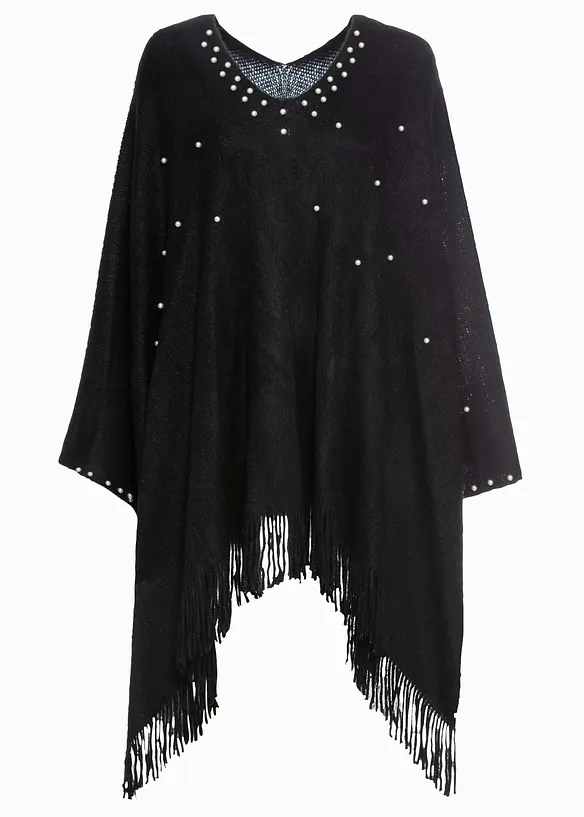 Poncho mit Perlen, bpc bonprix collection