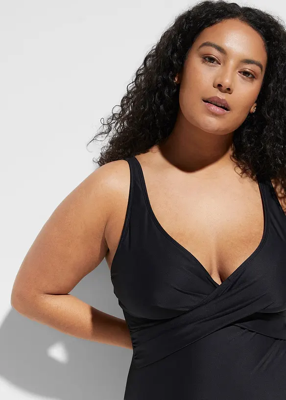 Maillot 1 pièce sculptant, maintien léger, bonprix