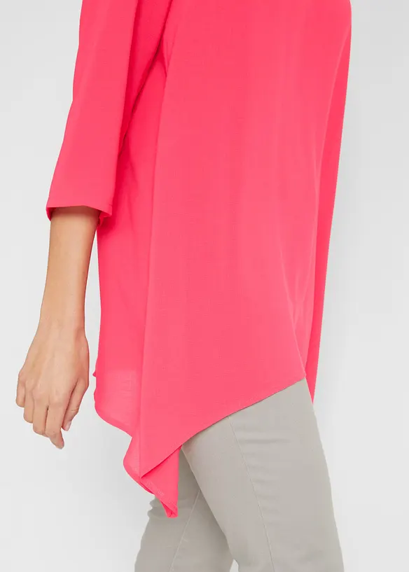 Tunique à pans, décolleté en V, bonprix