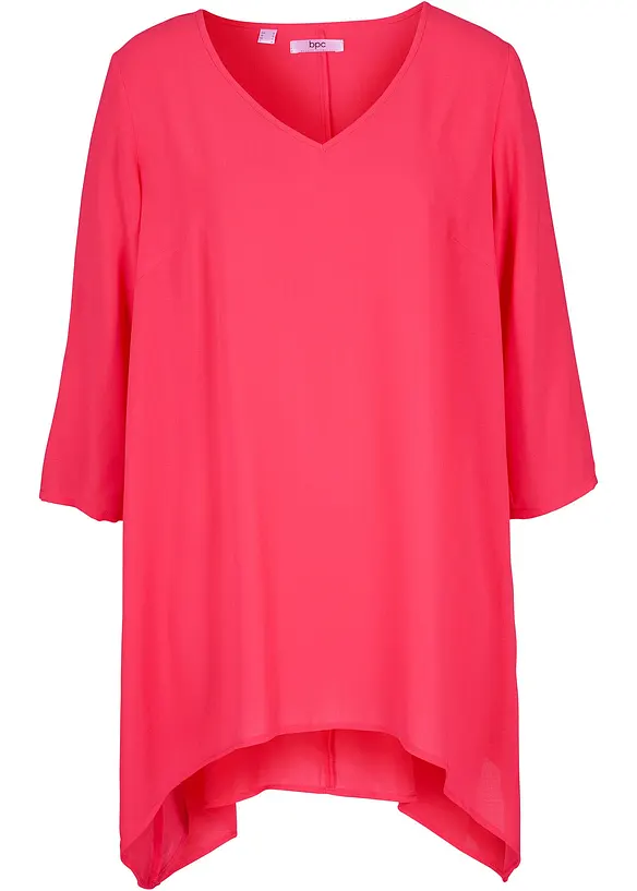 Tunique à pans, décolleté en V, bonprix