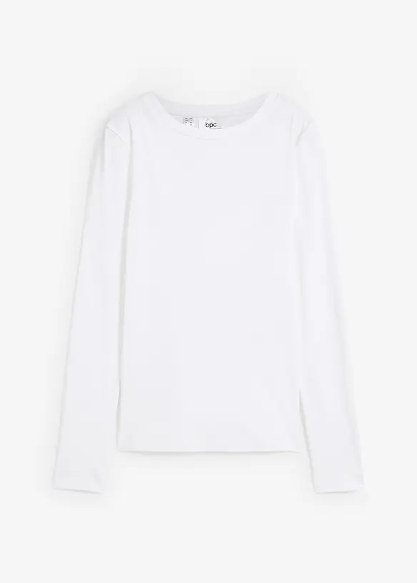 Langarmshirt aus reiner Bio-Baumwolle, bonprix