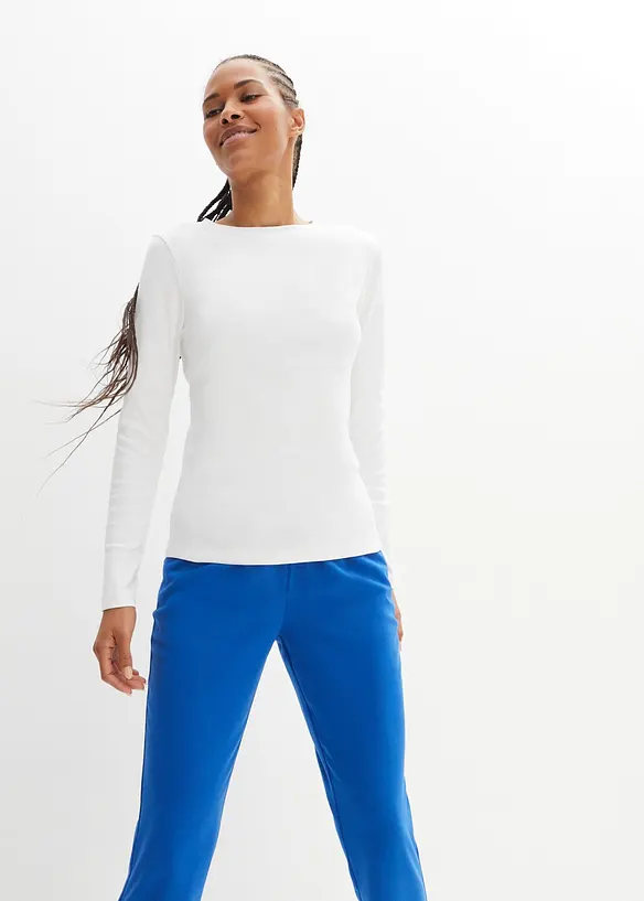 Langarmshirt aus reiner Bio-Baumwolle, bonprix