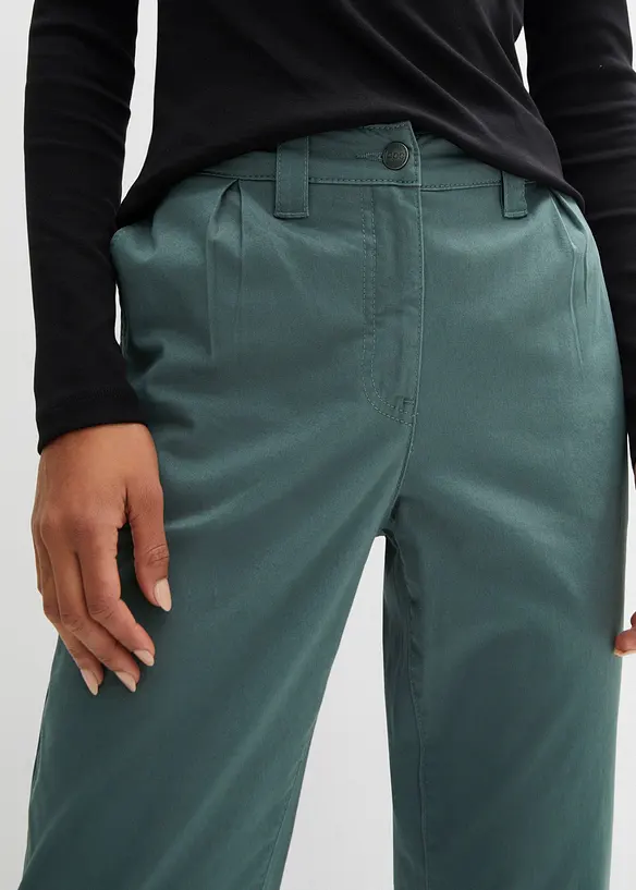 Chinohose aus Baumwolle, knöchellang, bonprix