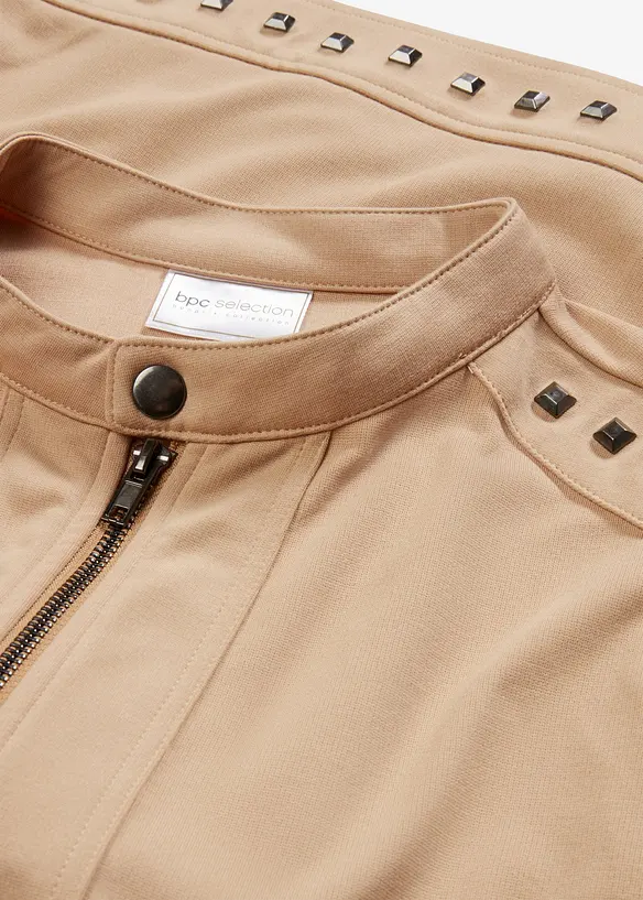 Veste sweat à rivets, bonprix