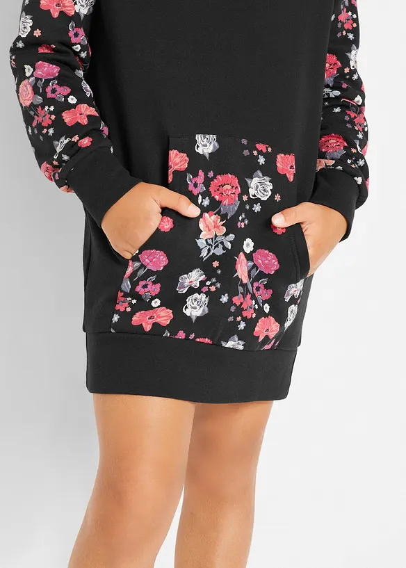 Sweatkleid aus reiner Baumwolle, bonprix
