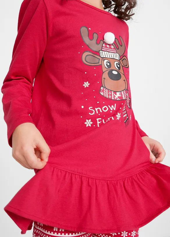 T-shirt de Noël et legging fille (ens. 2 pces.), bonprix