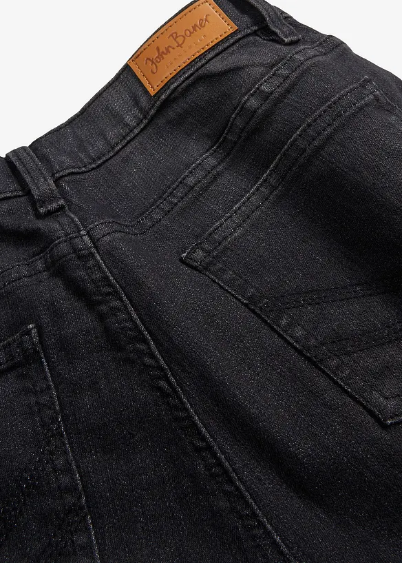 Straight Jeans Mid Waist, 2-er Pack, bonprix