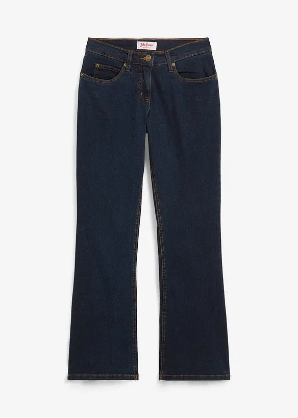 Jean bootcut taille haute, extensible, bonprix