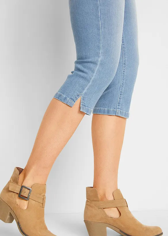 Capri-Komfort-Stretch-Jeans, 2-er Pack, bonprix