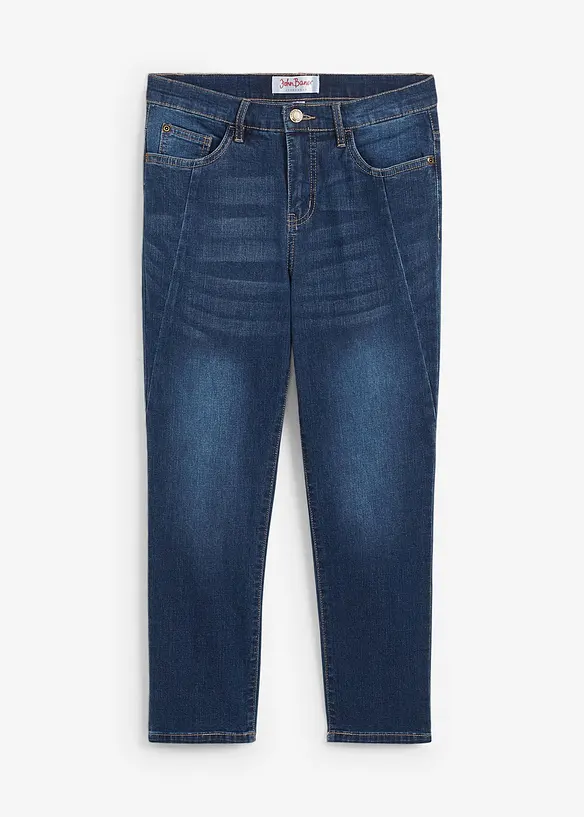 Jean ultra-doux slim, 7/8, bonprix