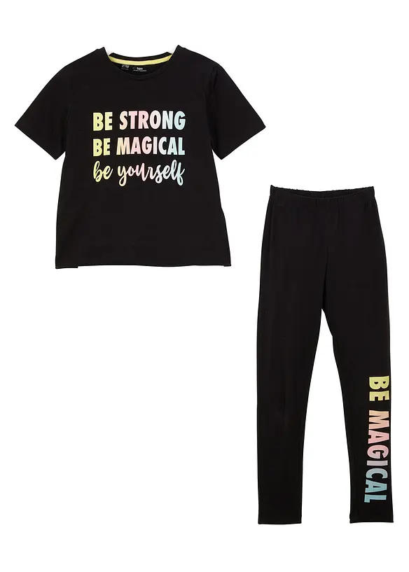T-shirt + legging (ens. 2 pces.), bonprix