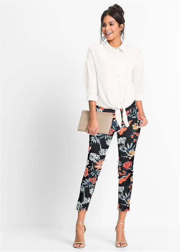 Pantalon 7/8 extensible, bonprix