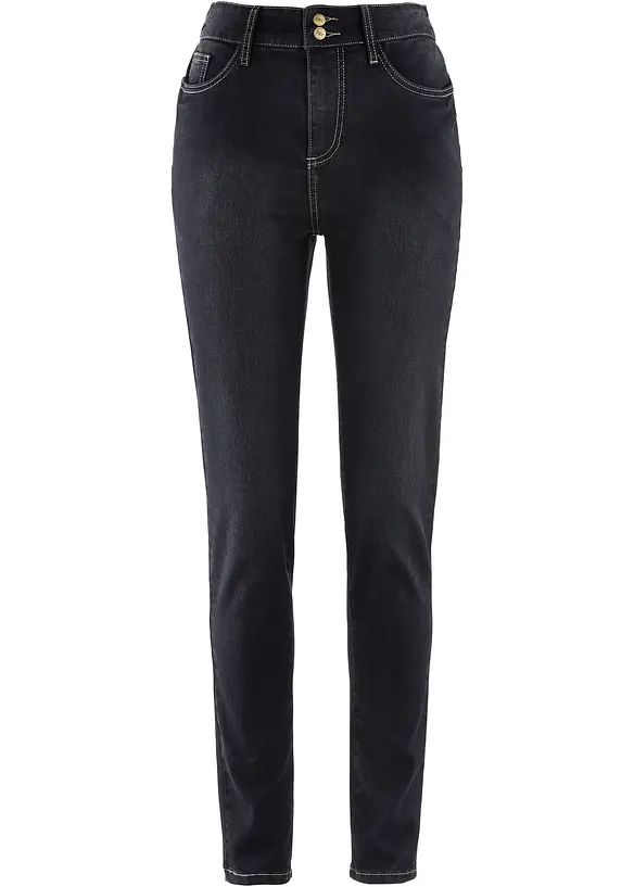 Jean slim taille haute, super stretch, bonprix