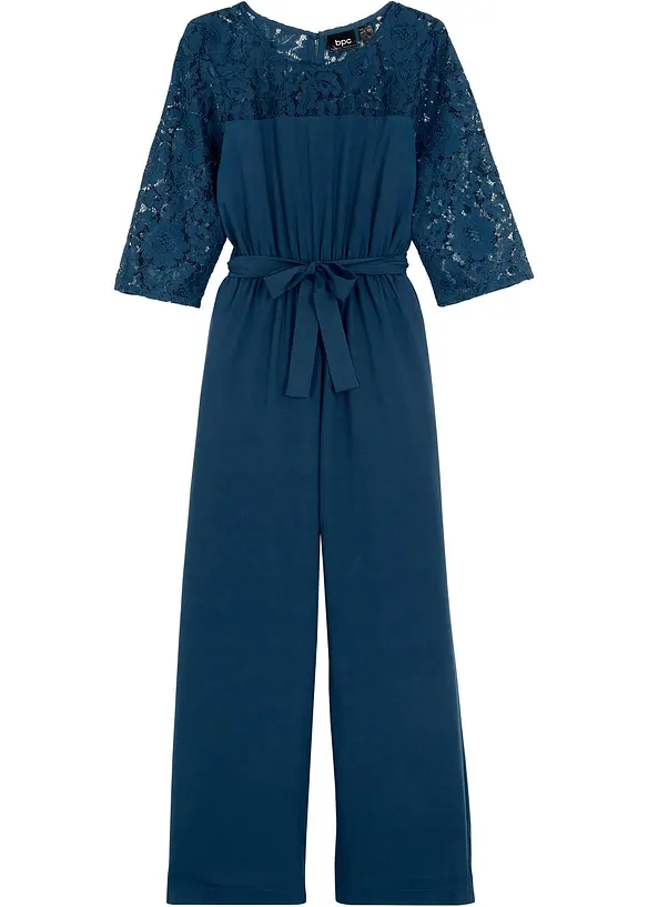 Jumpsuit mit Spitze, bonprix