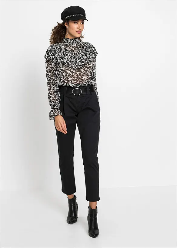 Pantalon à pinces en coton, bonprix