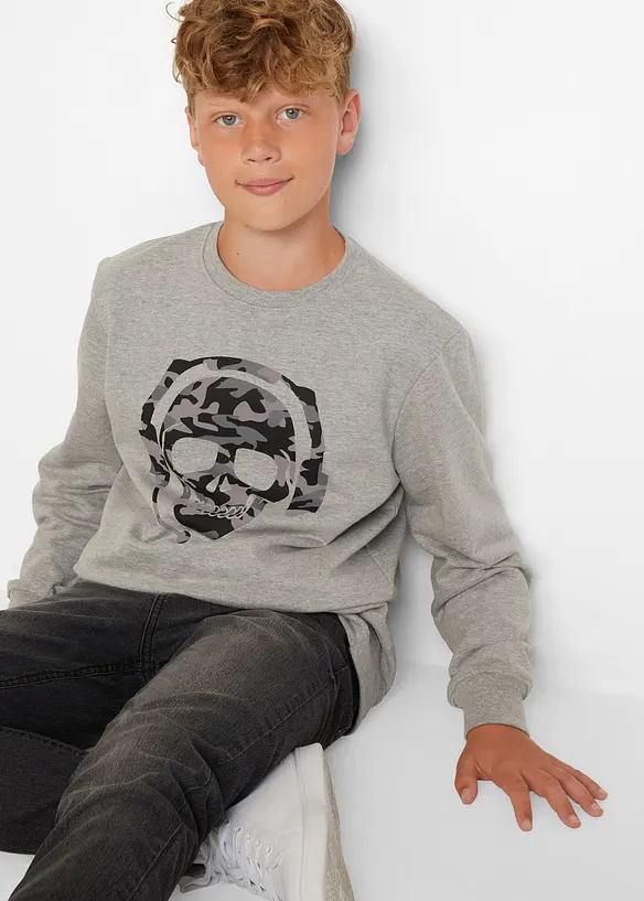 Lot de 2 sweat-shirts garçon, bonprix