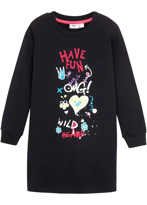 Sweatkleid aus reiner Bio-Baumwolle, bonprix