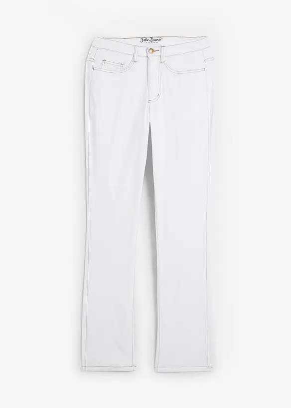 Jean droit taille normale, extensible, bonprix