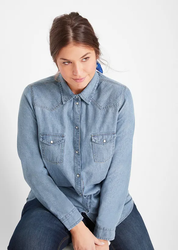 Chemise en jean, bonprix