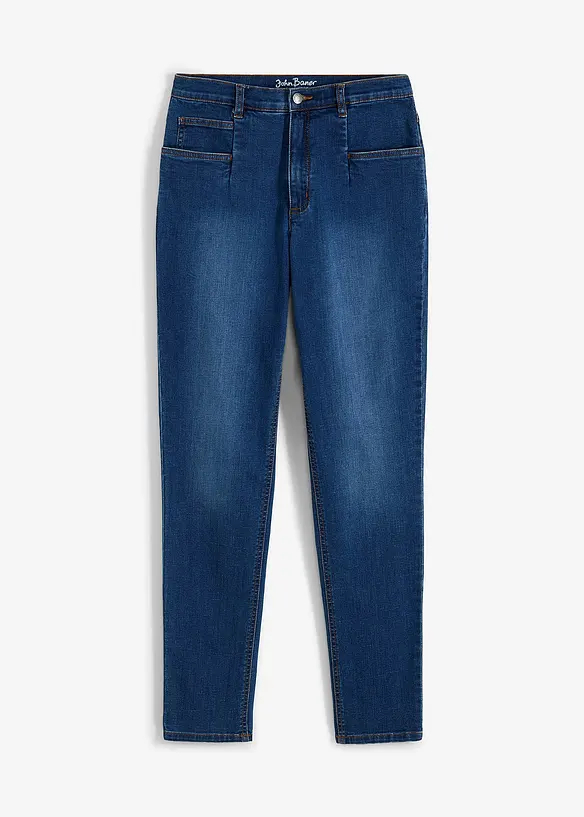 Jean Mom taille haute, extensible, bonprix