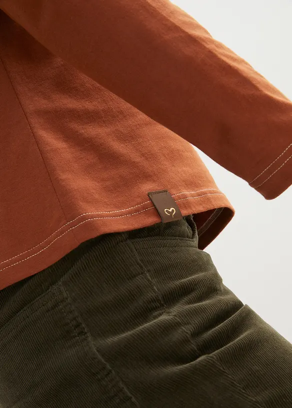 Langarmshirt mit Zierknöpfen, bonprix