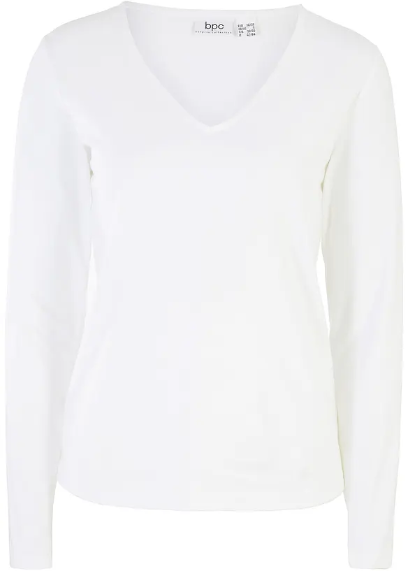 Langarmshirt mit reiner Bio-Baumwolle, bonprix