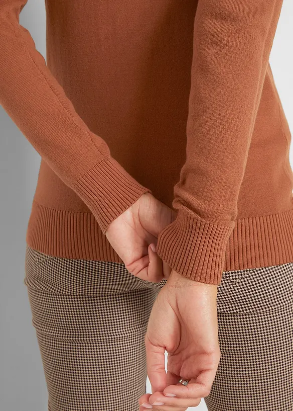 Gilet ajusté en fine maille, bonprix