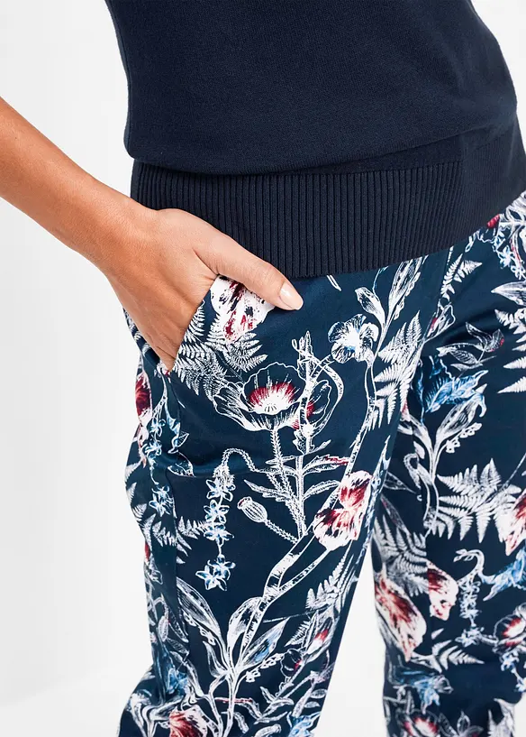 Pull col roulé à manches courtes, bonprix